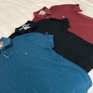 Three Men’s Penguin Polo Shirts Size S